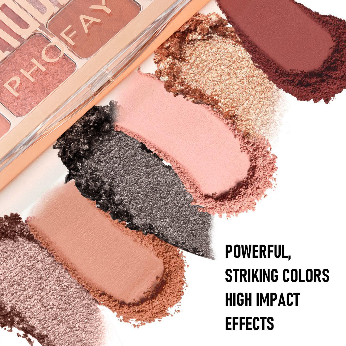 JMT-346314 12-Color Eyeshadow Palette - Matte, Brightening, and Versatile Shades for Eye Makeup