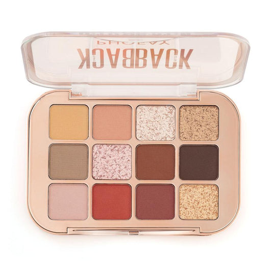 JMT-346314 12-Color Eyeshadow Palette - Matte, Brightening, and Versatile Shades for Eye Makeup