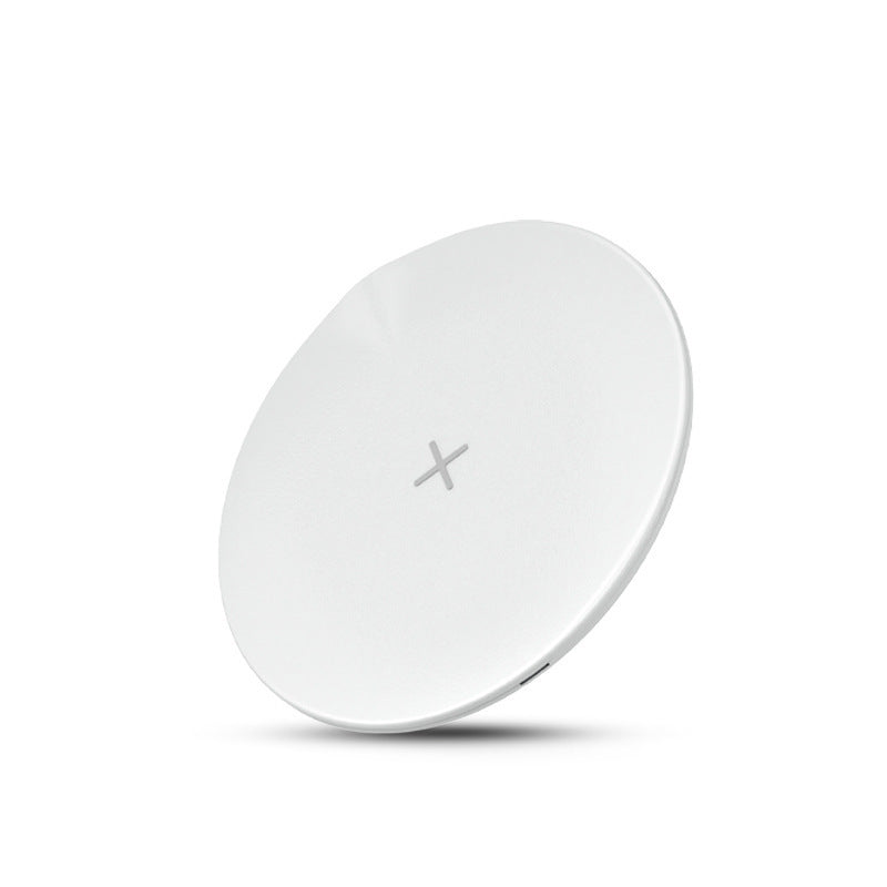 JMT-346570 Desktop Round Wireless Charger for Mobile Phones - Simple, Stylish Design in White or Black