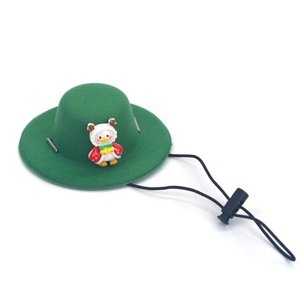 JMT-347850 Festive Pet Christmas Hat - Soft Felt Cloth Dog and Cat Outfit for Holiday Grooming and Cosplay