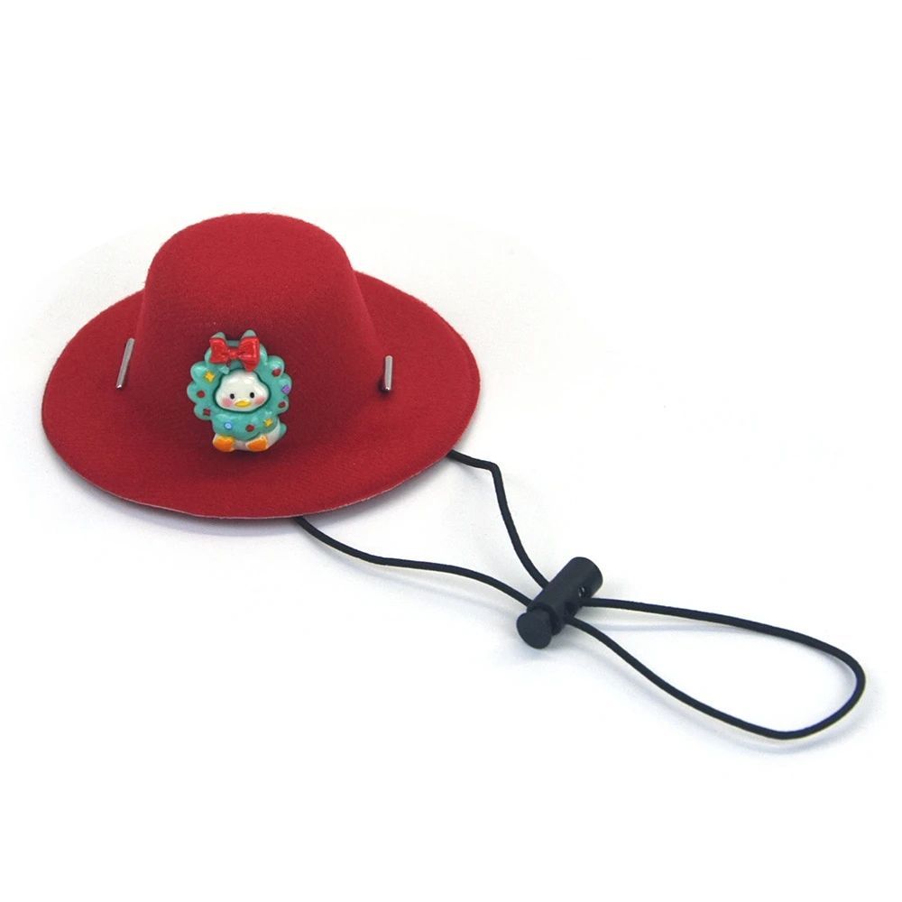 JMT-347850 Festive Pet Christmas Hat - Soft Felt Cloth Dog and Cat Outfit for Holiday Grooming and Cosplay