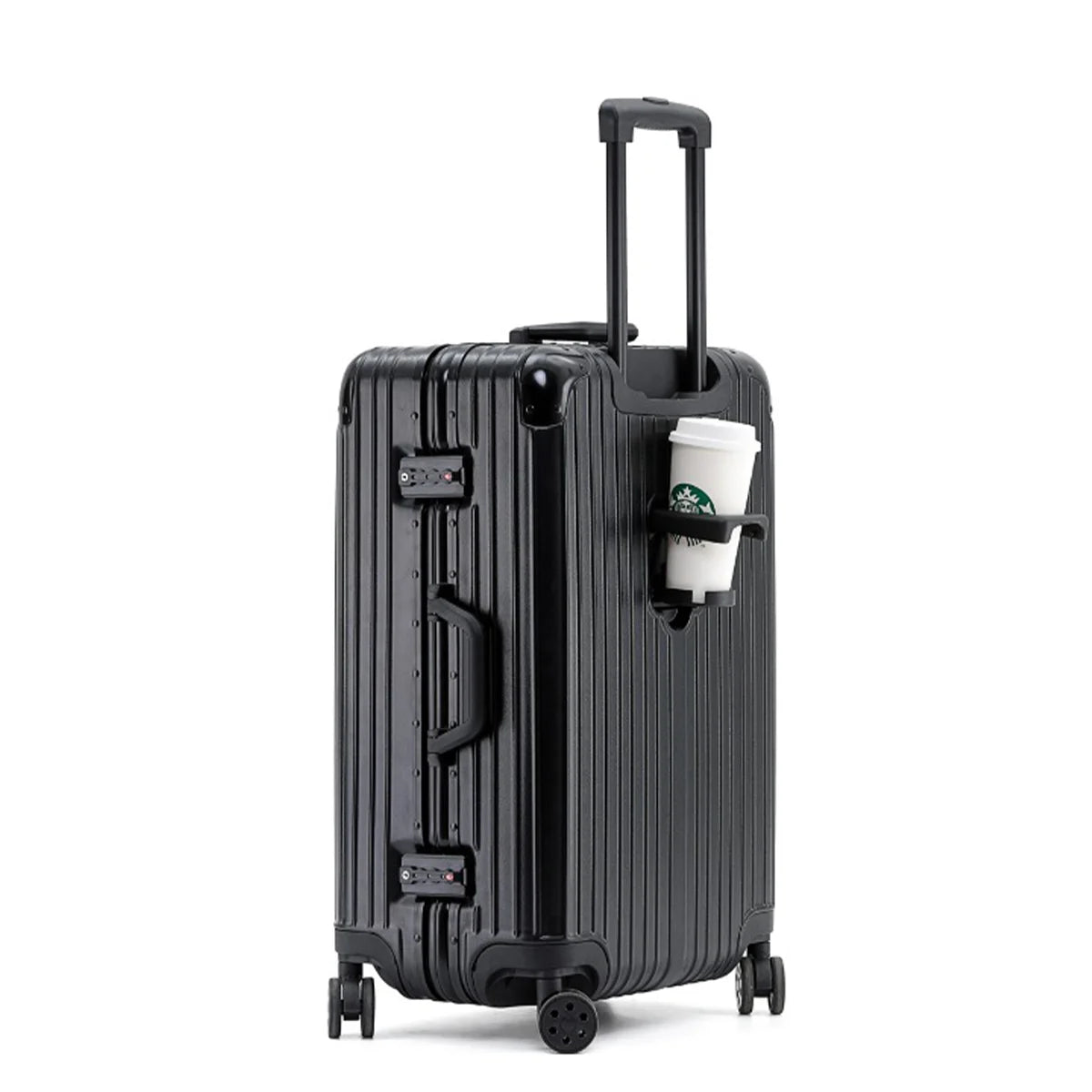 JMT-347914 Durable Aluminium Frame Trolley Suitcase with Integrated Password Lock