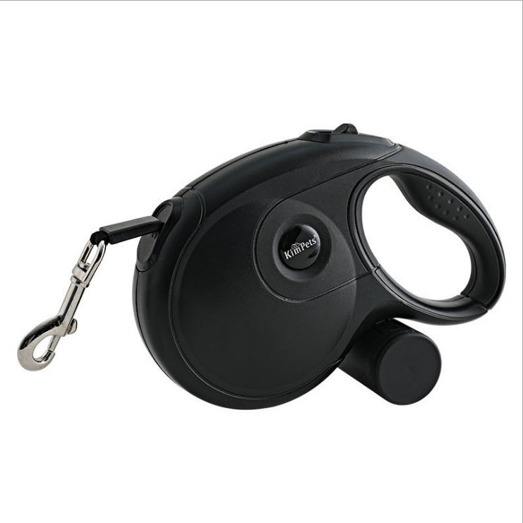 JMT-348042 Automatic Retractable Dog Leash in Multiple Colors with Optional Dustbin Attachment