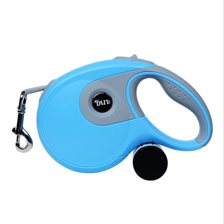 JMT-348042 Automatic Retractable Dog Leash in Multiple Colors with Optional Dustbin Attachment