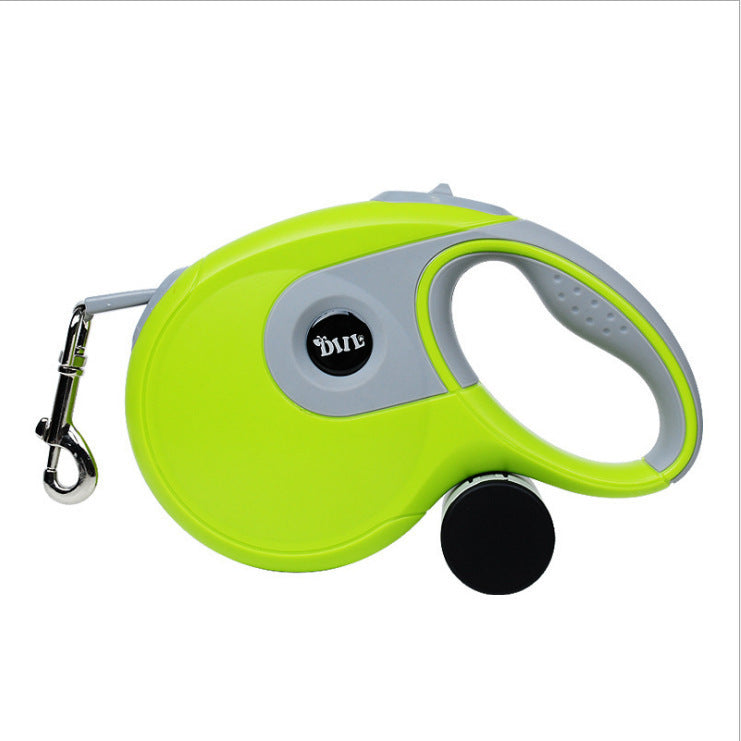 JMT-348042 Automatic Retractable Dog Leash in Multiple Colors with Optional Dustbin Attachment