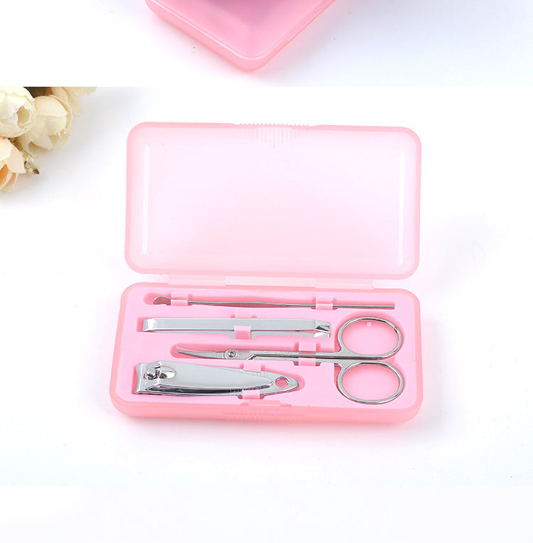 JMT-348490 Stainless Steel Nail Clipper Set in Multiple Colors for Grooming Needs