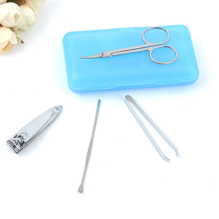 JMT-348490 Stainless Steel Nail Clipper Set in Multiple Colors for Grooming Needs