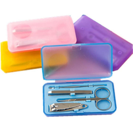 JMT-348490 Stainless Steel Nail Clipper Set in Multiple Colors for Grooming Needs