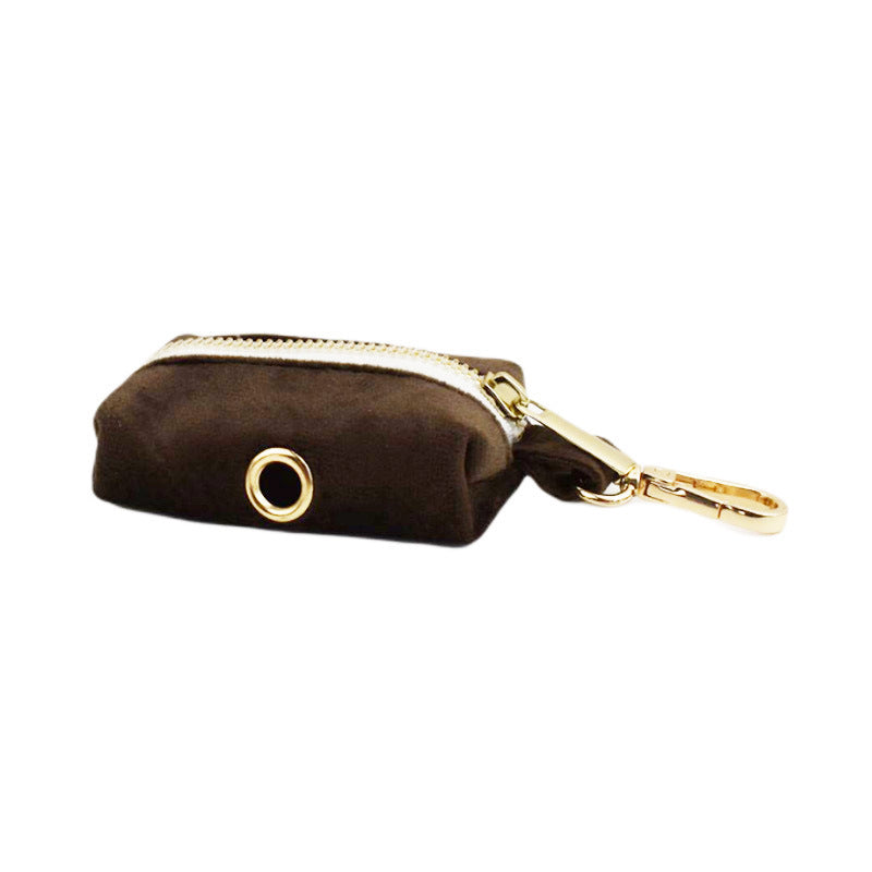 JMT-349514 Velvet Fabric Dog Collar with Leash, Bow, Flower, Vest, and Poop Bag - Adjustable Sizes XS to XL