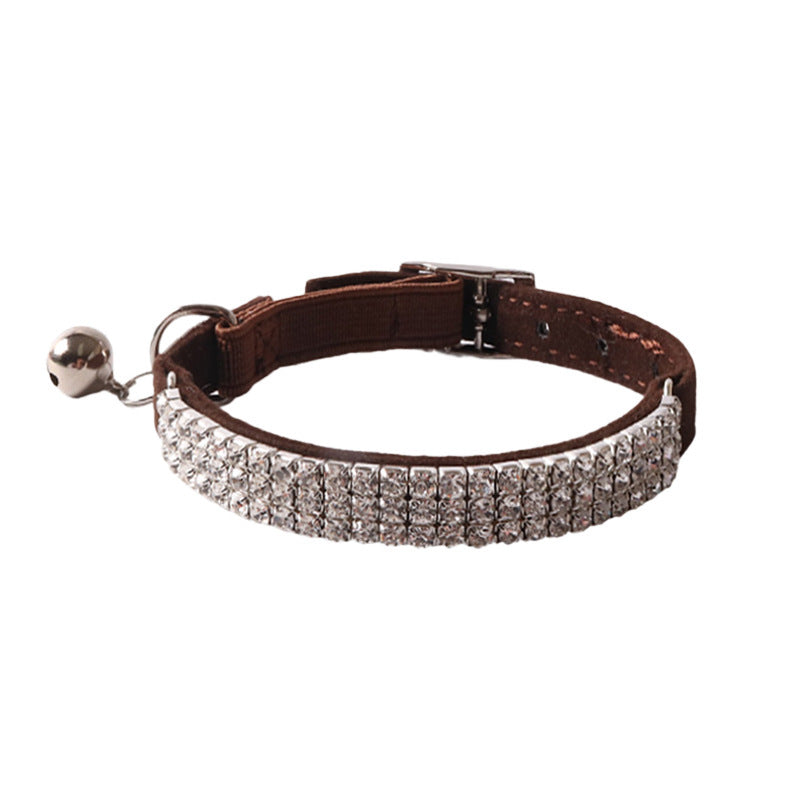 JMT-349834 Flannel Elastic Buckle Cat Collar - Available in Multiple Colors