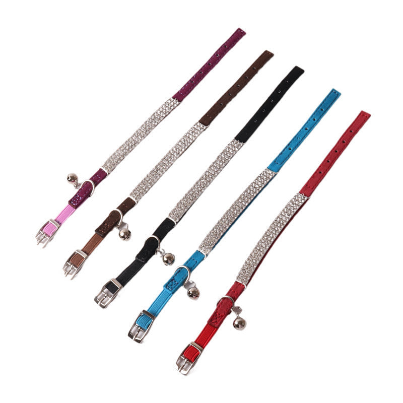 JMT-349834 Flannel Elastic Buckle Cat Collar - Available in Multiple Colors