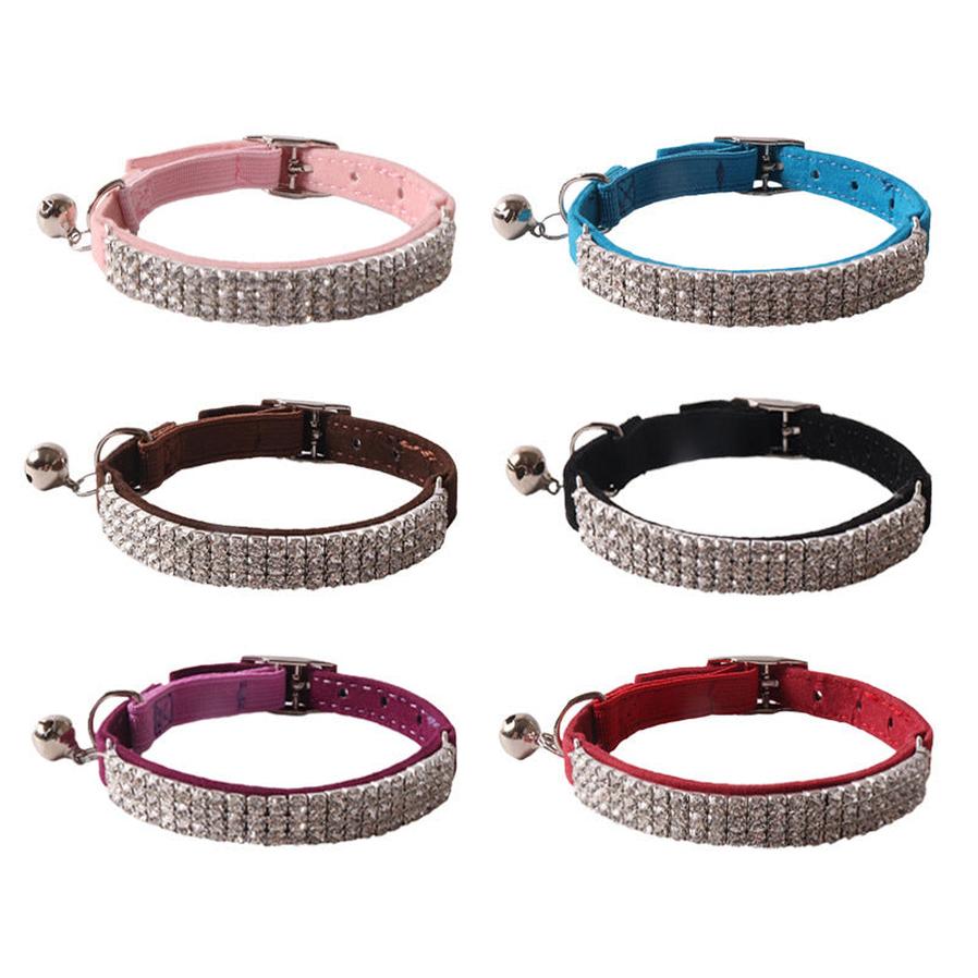 JMT-349834 Flannel Elastic Buckle Cat Collar - Available in Multiple Colors