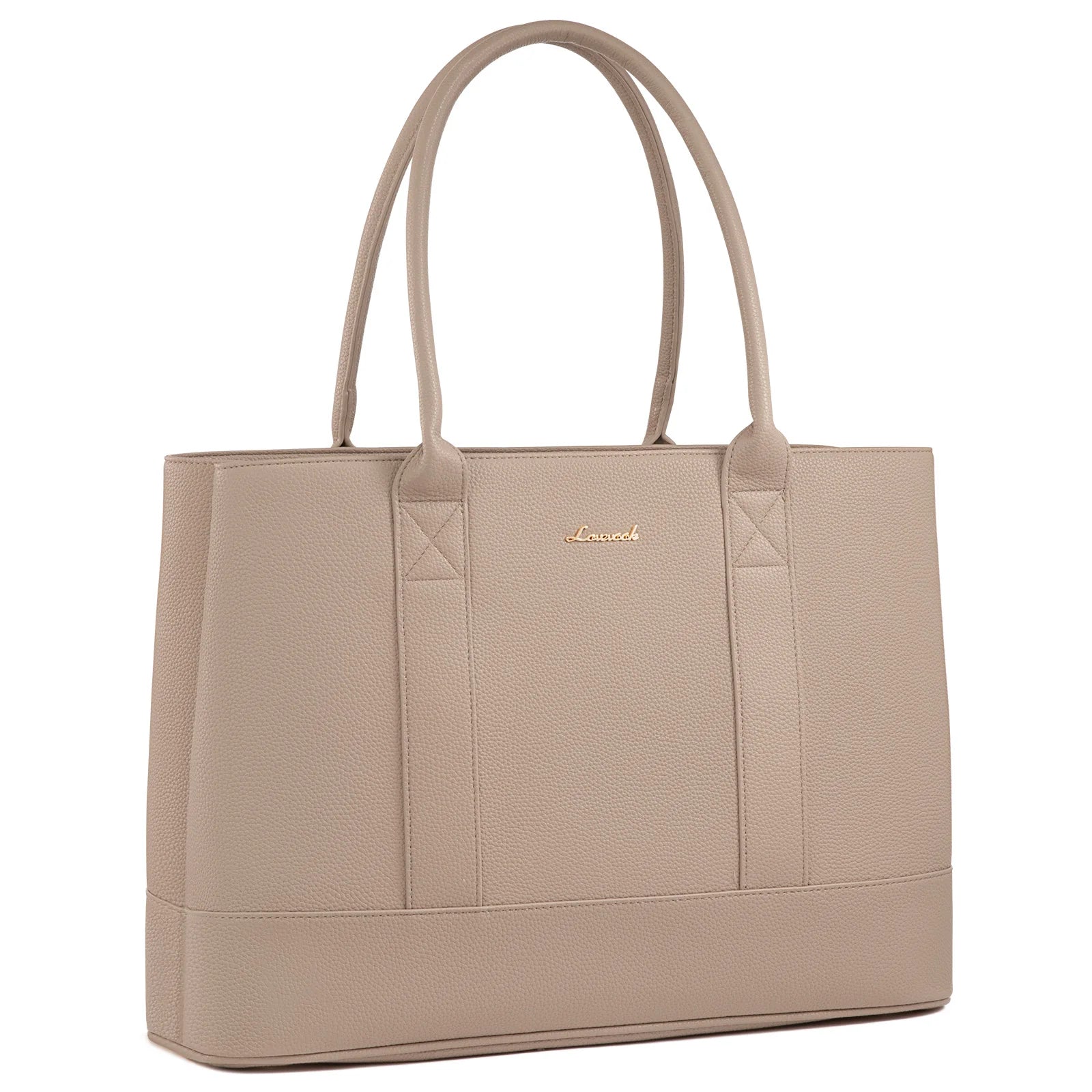 JMT-350154 Stylish Soft Leather Laptop Tote Bag for Women, 17-inch Office Briefcase and Shoulder Purse