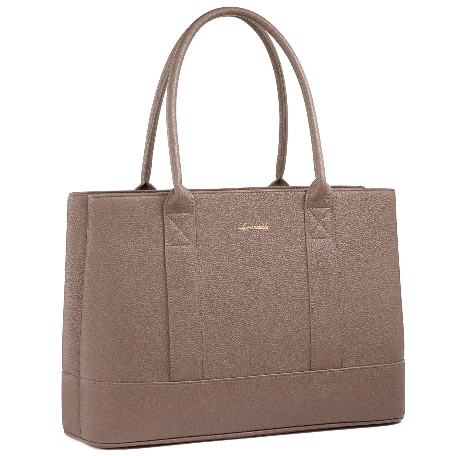JMT-350154 Stylish Soft Leather Laptop Tote Bag for Women, 17-inch Office Briefcase and Shoulder Purse