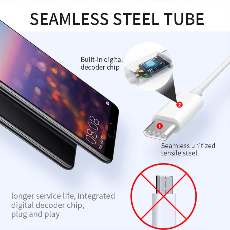 JMT-350154 USB-C to 3.5mm Audio Adapter for Compatible Smartphones and Devices