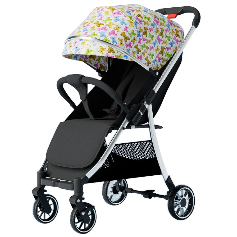 JMT-350346 Foldable Two-Way Baby Stroller with Iron Frame and Pushchair Design