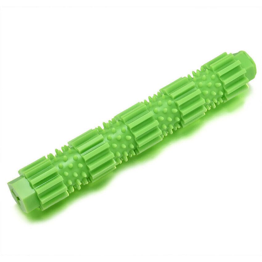 JMT-350474 Durable Treat Dispensing Rubber Dog Chew Toy with Teeth Cleaning and Squeaking Features