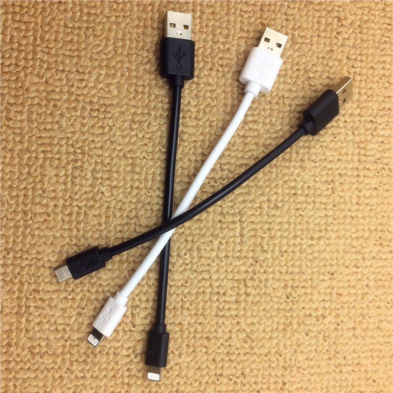 JMT-350666 20cm Fast Charge Data Cable with Copper Wires in Black and White