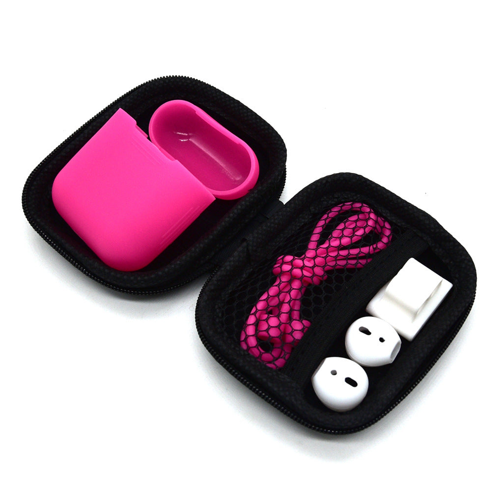 JMT-350666 Wireless Bluetooth Headset Storage Case with Earplug and Anti-Lost Rope Accessories