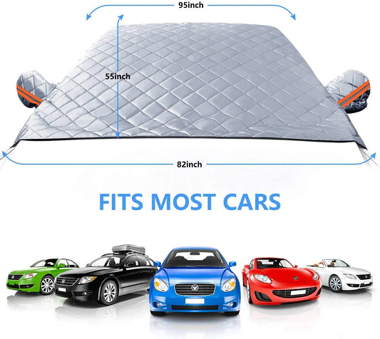 JMT-351114 Retractable Windshield Cover for Snow and Sun Protection