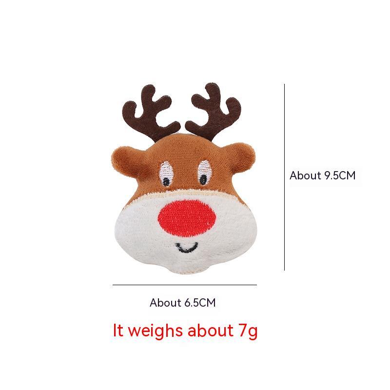 JMT-351306 Christmas Plush Catnip Toys - Santa Claus, Gingerbread Man, Elk Design