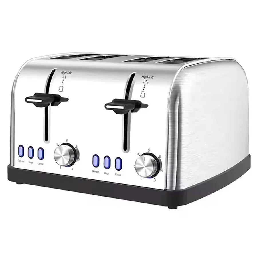 JMT-351434 Stainless Steel 1900W Automatic 4-Slice Toaster with Fast Heating Function