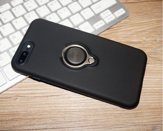 JMT-351498 Magnetic Back Cover Case for iPhone Models - Durable PC, TPU, and Metal Material