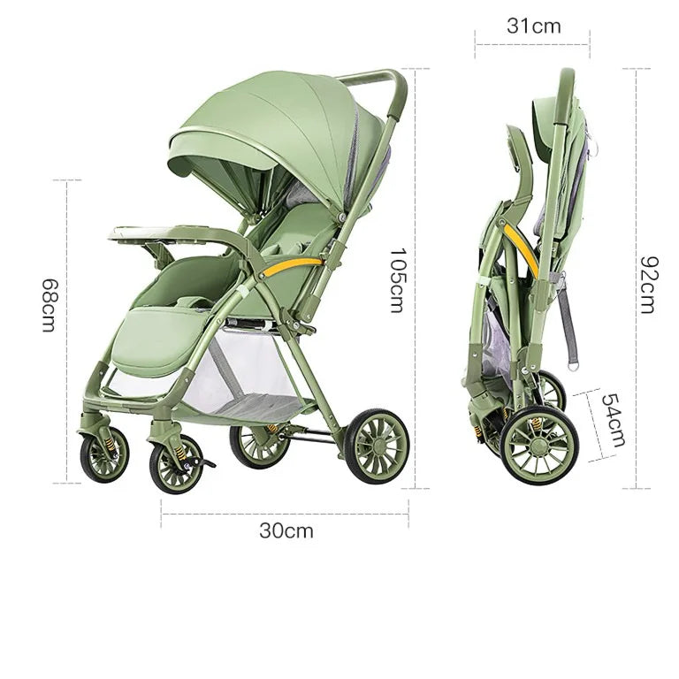 JMT-351626 2 in 1 Multifunctional Baby Stroller and Wagon with Car Seat Attachment
