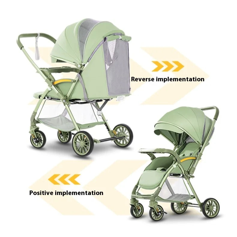 JMT-351626 2 in 1 Multifunctional Baby Stroller and Wagon with Car Seat Attachment