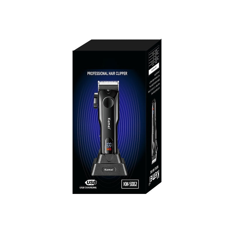 JMT-351882 Rechargeable LED Hair Clipper with Brushless Motor and Digital Display