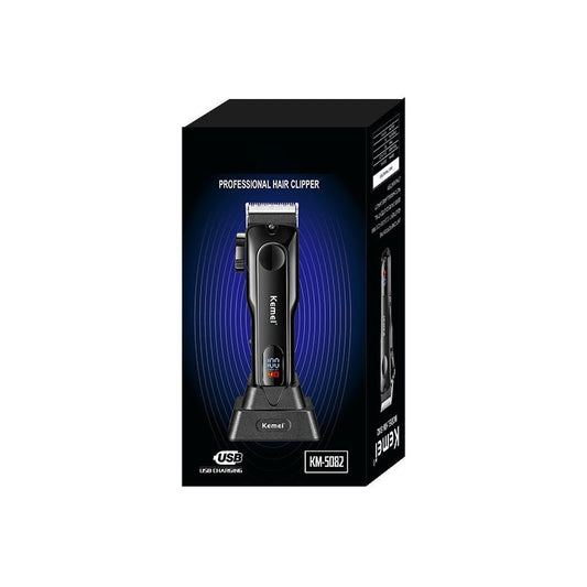 JMT-351882 Rechargeable LED Hair Clipper with Brushless Motor and Digital Display