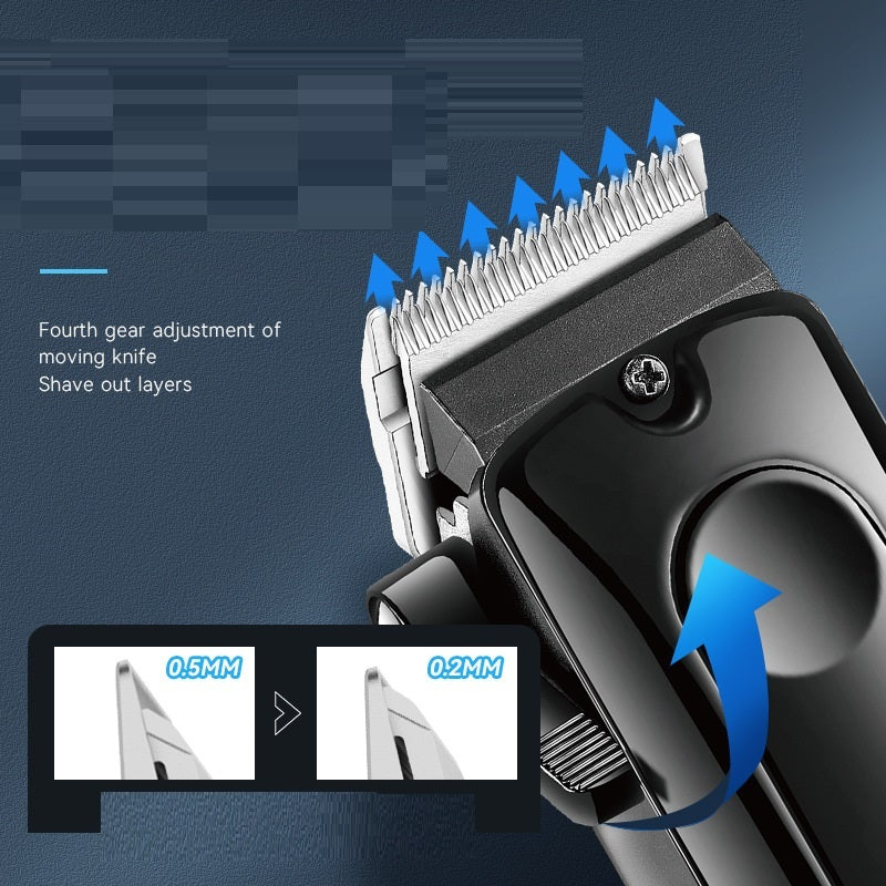 JMT-351882 Rechargeable LED Hair Clipper with Brushless Motor and Digital Display