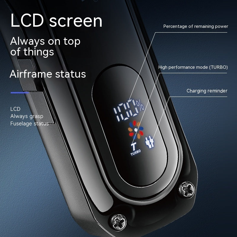 JMT-351882 Rechargeable LED Hair Clipper with Brushless Motor and Digital Display