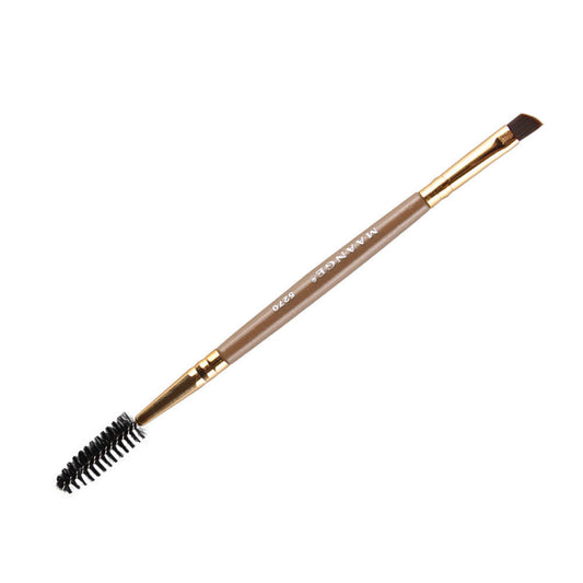 JMT-352074 Double-Head Professional Makeup Brush Set with Corrugated Silk Nylon Wool and Portable Plastic Handle