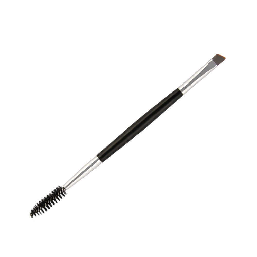 JMT-352074 Double-Head Professional Makeup Brush Set with Corrugated Silk Nylon Wool and Portable Plastic Handle