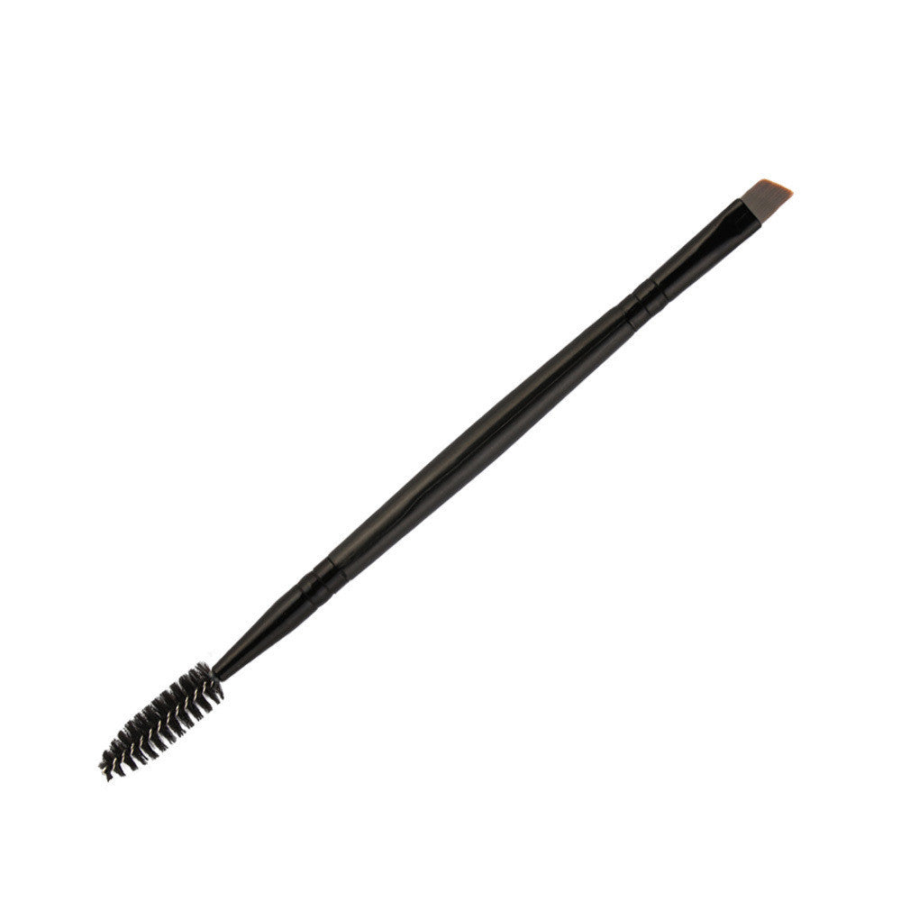 JMT-352074 Double-Head Professional Makeup Brush Set with Corrugated Silk Nylon Wool and Portable Plastic Handle