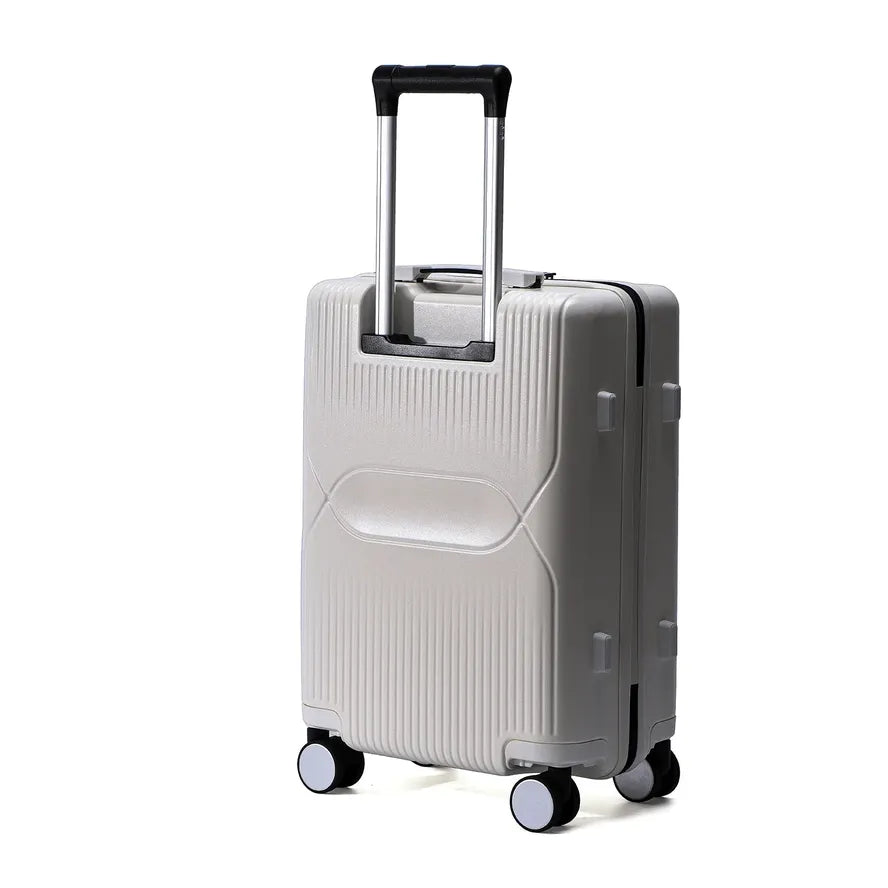 JMT-352202 Matte Finish Travel Luggage Set, 3-Piece Suitcase Set, Durable ABS and PC Material, Trolley Handle Design