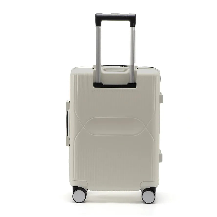 JMT-352202 Matte Finish Travel Luggage Set, 3-Piece Suitcase Set, Durable ABS and PC Material, Trolley Handle Design