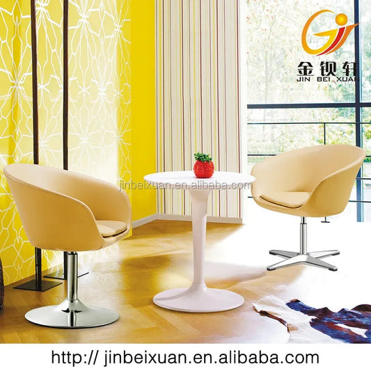 JMT-352394 Elegant Leather Lounge Chair for Waiting Rooms and Reception Areas