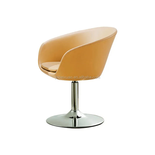 JMT-352394 Elegant Leather Lounge Chair for Waiting Rooms and Reception Areas