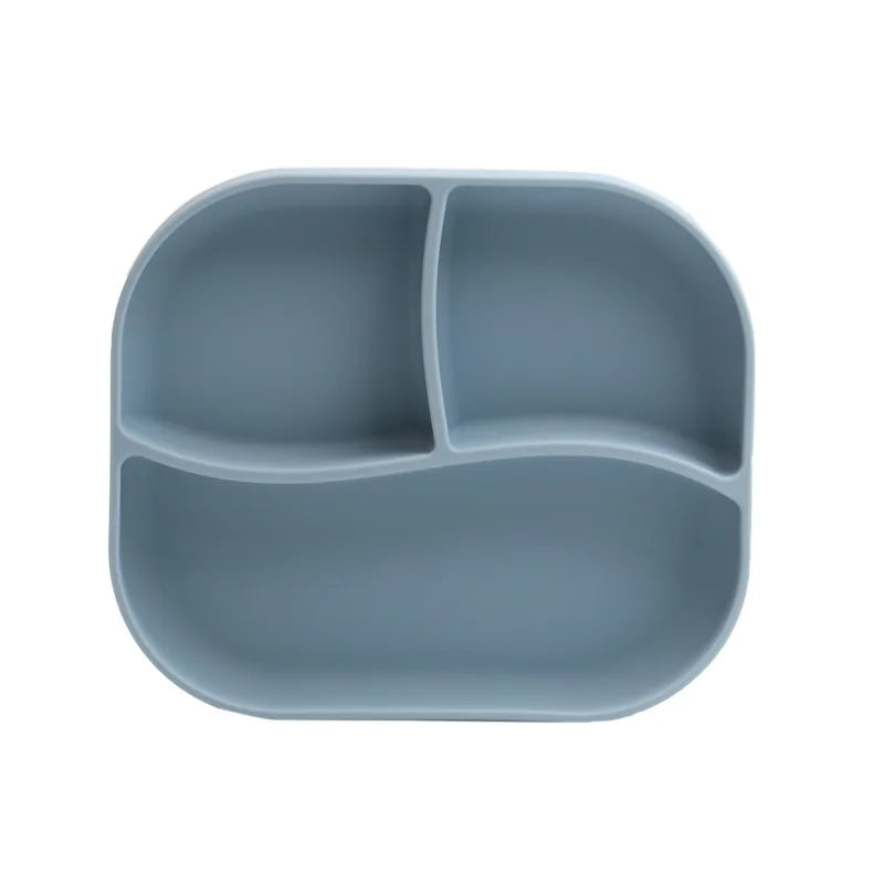 JMT-352586 Silicone Baby Feeding Plate - Food Grade, Non-Slip, Easy Clean Design