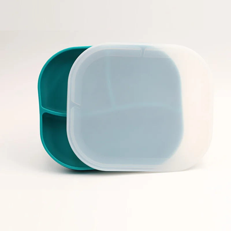 JMT-352586 Silicone Baby Feeding Plate - Food Grade, Non-Slip, Easy Clean Design
