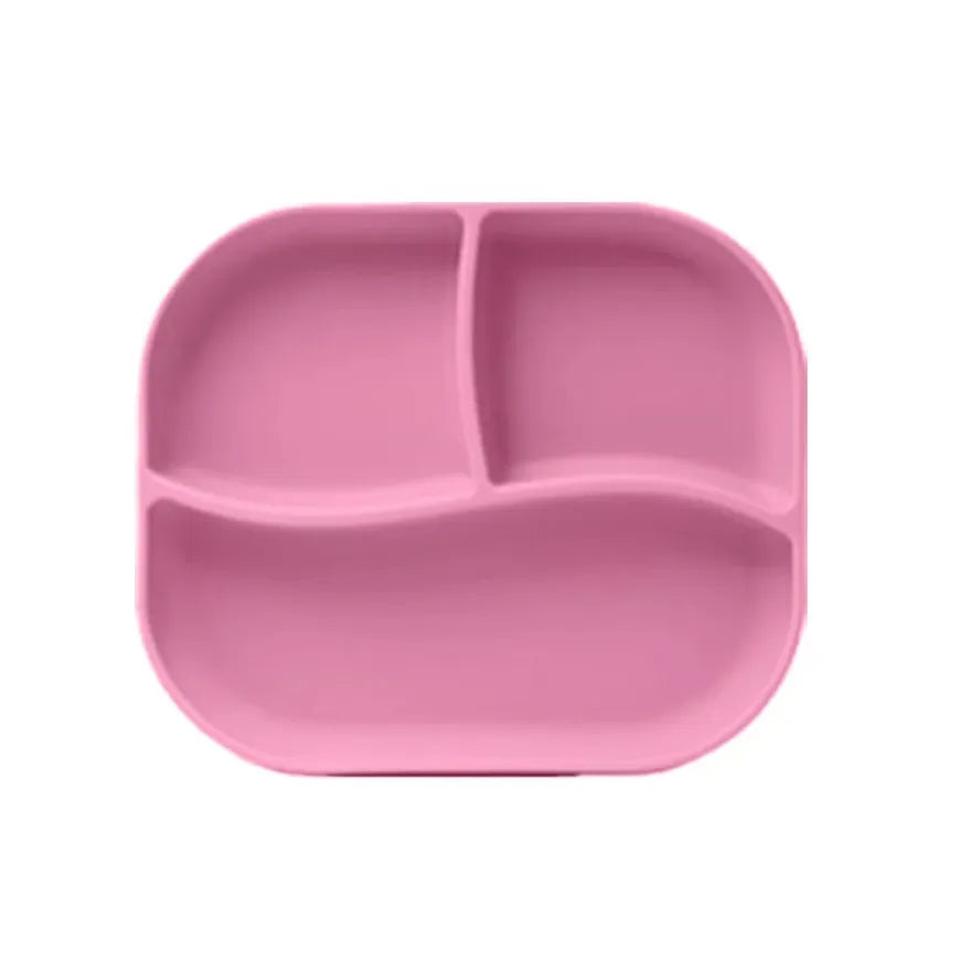JMT-352586 Silicone Baby Feeding Plate - Food Grade, Non-Slip, Easy Clean Design