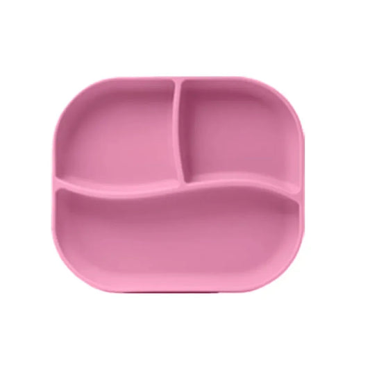 JMT-352586 Silicone Baby Feeding Plate - Food Grade, Non-Slip, Easy Clean Design