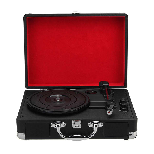 JMT-352650 Bluetooth Audio Record Player with Multi-Regional Compatibility and Handmade Design