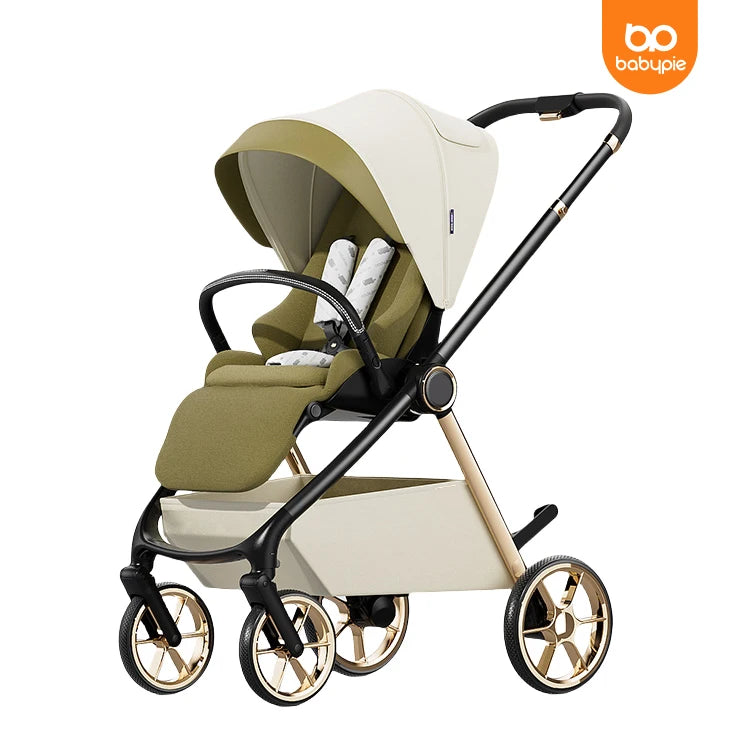 JMT-352778 Foldable 3-in-1 Baby Stroller with Double Directional Steering and Large Storage Basket