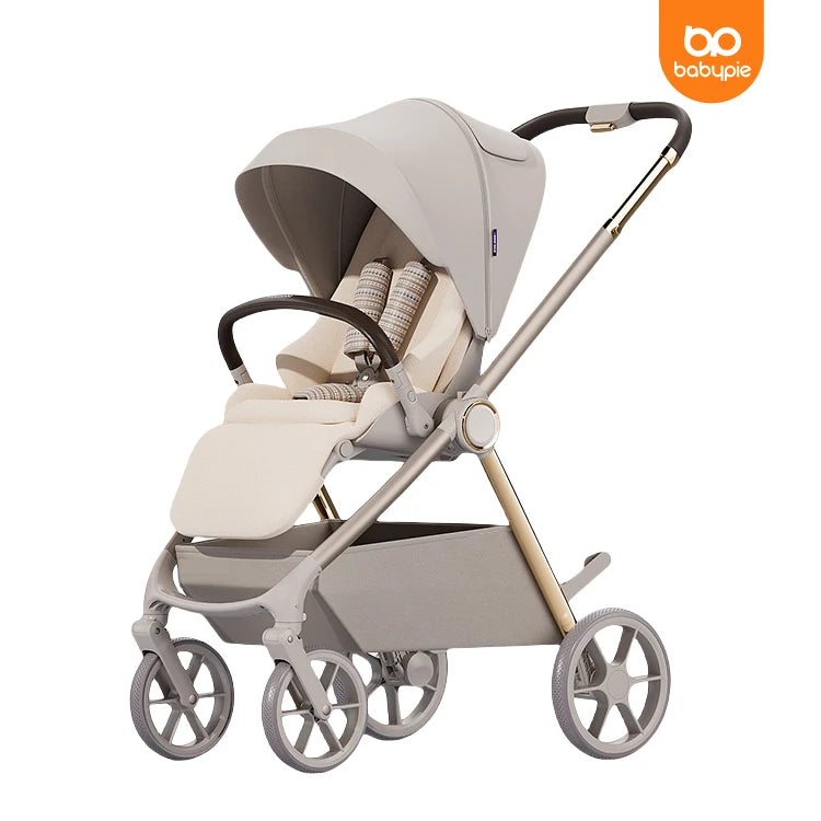 JMT-352778 Foldable 3-in-1 Baby Stroller with Double Directional Steering and Large Storage Basket