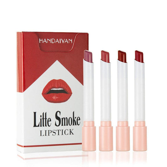 JMT-352906 Matte Mist Lipstick Set - Semi Suede, Long-Lasting Color, Lightweight & Portable (4 Colors)