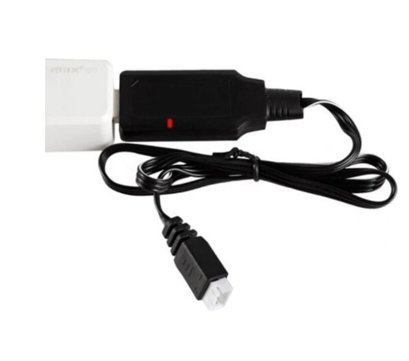 JMT-352970 7.4V USB Charging Cable with XH3P Plug and Overcharge Protection for Lithium Batteries