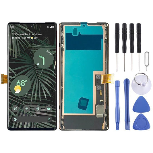 JMT-352970 Google Pixel 6 Pro G8VOU OLED LCD Touch Assembly with Frame, 700x920 Resolution